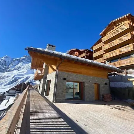 Chalet Skiing In The Italian Alps, Cervinia
